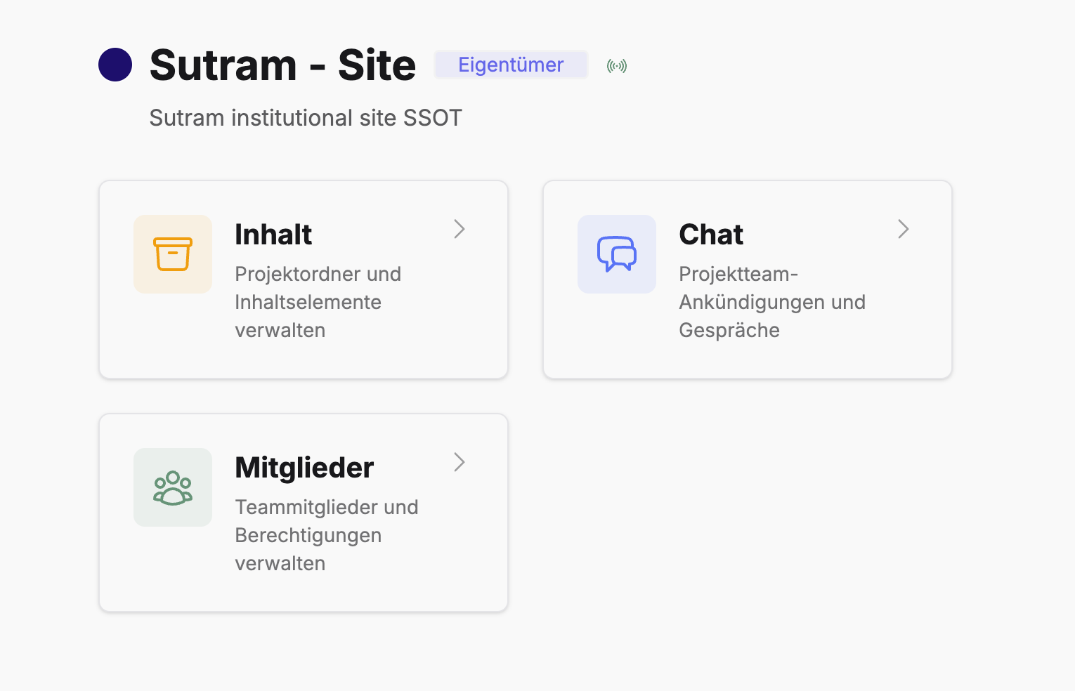 Eine einzige Quelle der Wahrheit für jedes Projekt.
